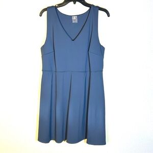 CALIA Carrie Underwood Exercise V-neck Dress Shorts Skort Pickleball Blue Sz 1X